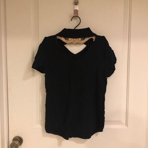 Yellow Chair Black Choker T-shirt